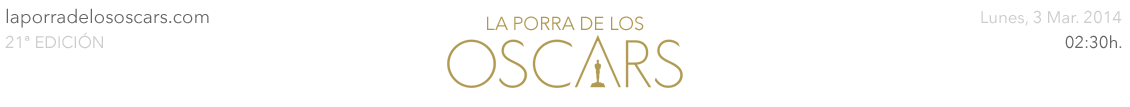 La Porra de los Oscars