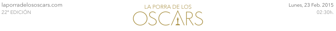 La Porra de los Oscars